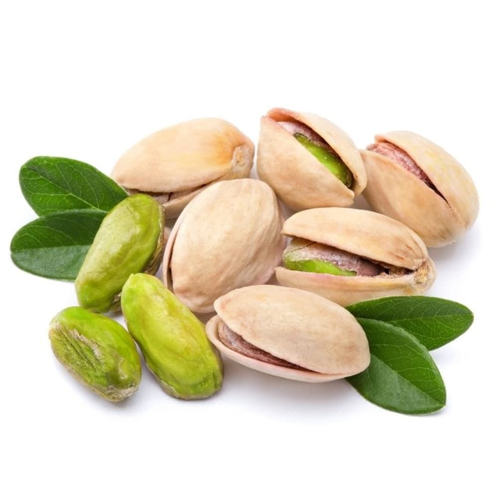 Bulk pistachios — in-shell and green kernels
